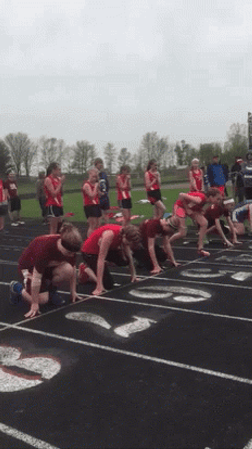 Track And Field Day Race GIF