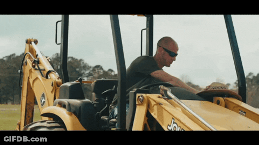 Tractor Enjoying The Feels GIF