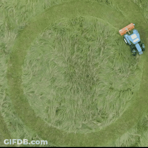 Tractor Round And Round GIF
