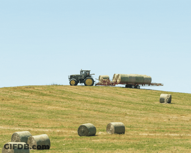 Tractor Split Diamond Ranch GIF