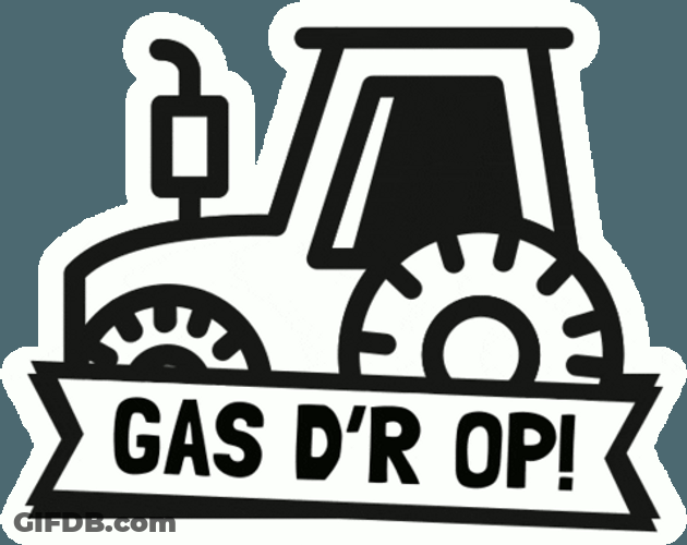 Tractor Trekker Gas Drop GIF