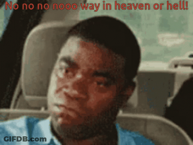 Tracy Morgan Shaking Head No No GIF