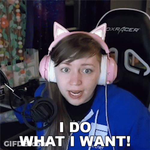 Tradechat I Do What I Want GIF