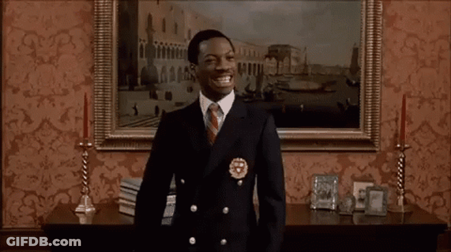 Trading Places Eddie Murphy Ban Someone GIF