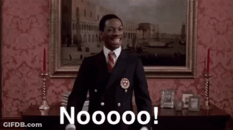 Trading Places Eddie Murphy Big No GIF