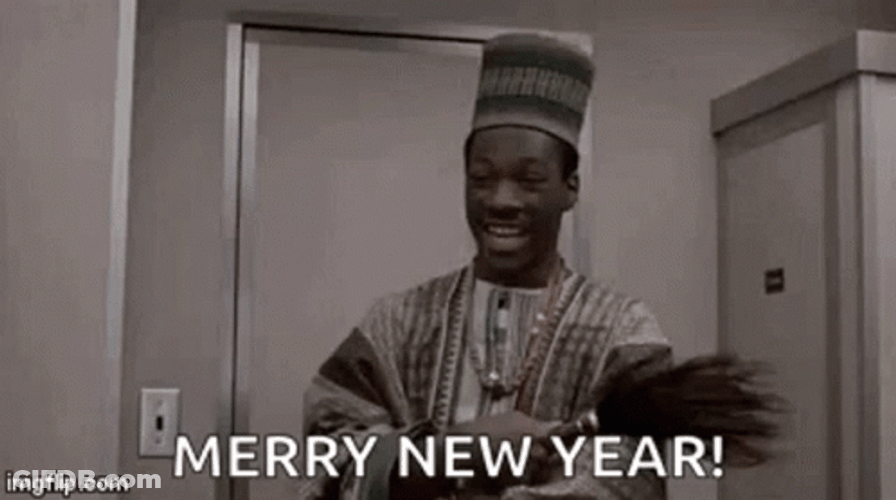 Trading Places Murphy Merry New Year GIF