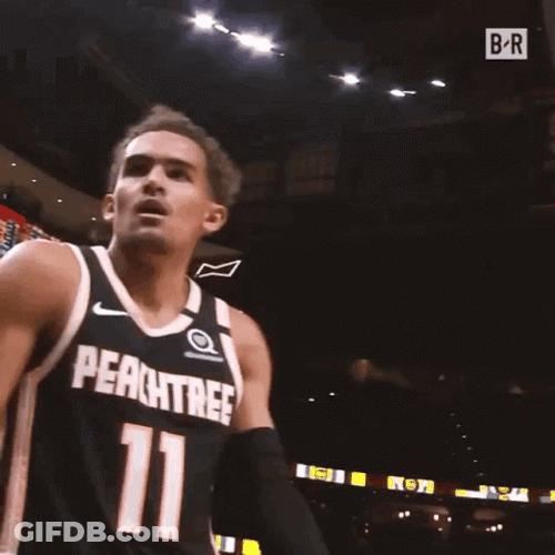 Trae Young  Dancing Jersey Swap GIF