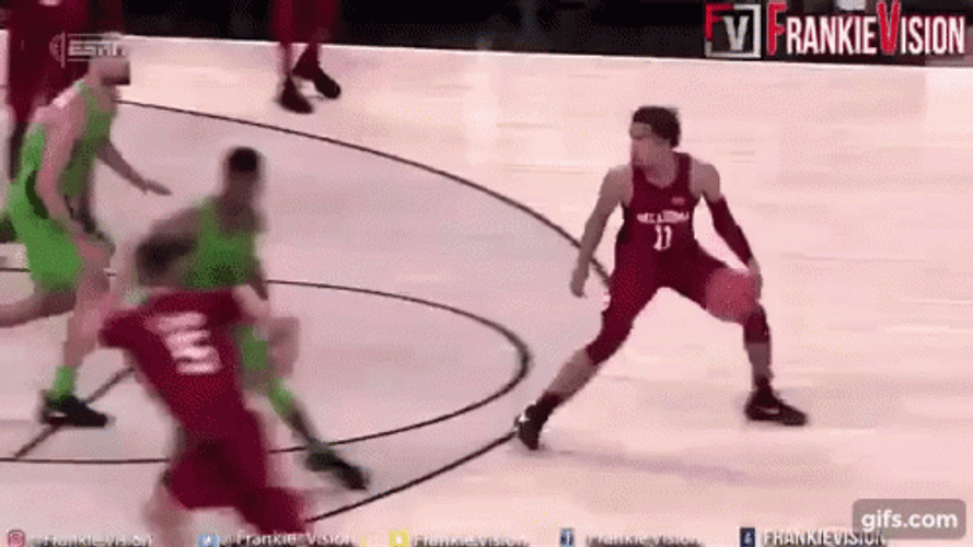 Trae Young Three Point Score GIF