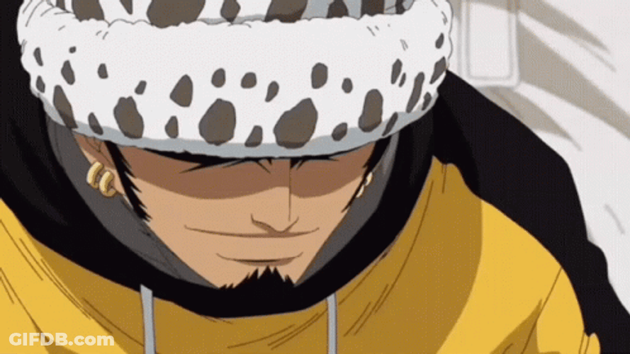 Trafalgar Law Confident Smiling GIF