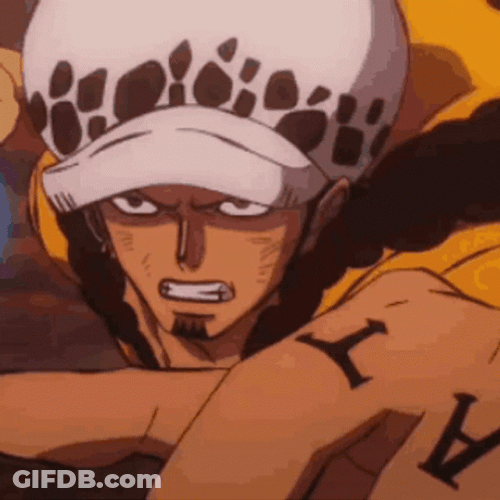 Trafalgar Law Destroying Enemy GIF