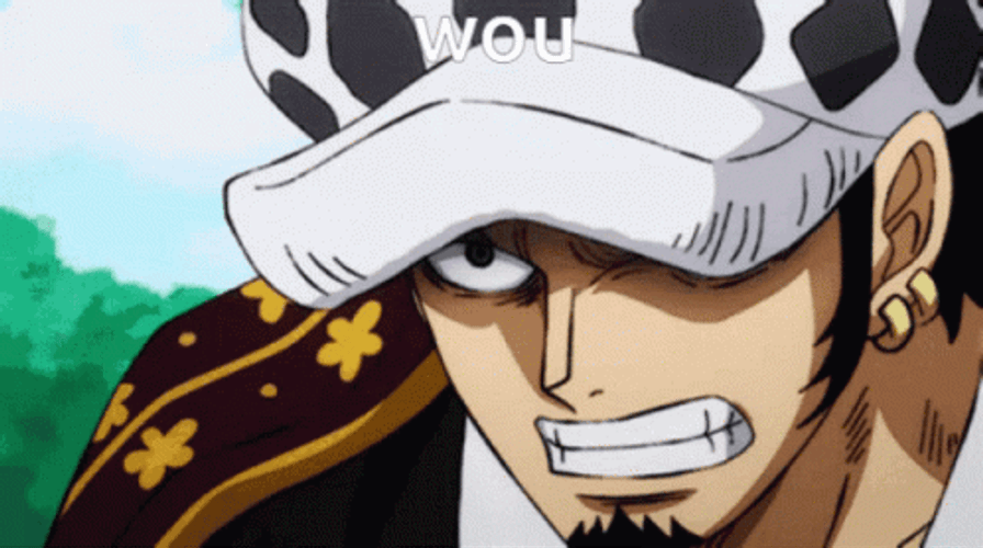 Trafalgar Law Grinning Teeth GIF