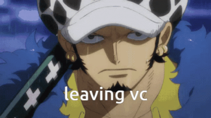 Trafalgar Law Leaving Vc GIF