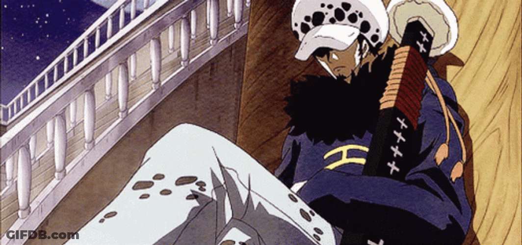 Trafalgar Law Sleeping On Ship GIF