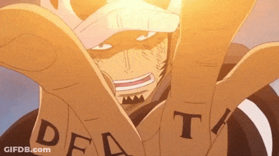 Trafalgar Law Swapping Bodies With Donquixote Doflamingo GIF