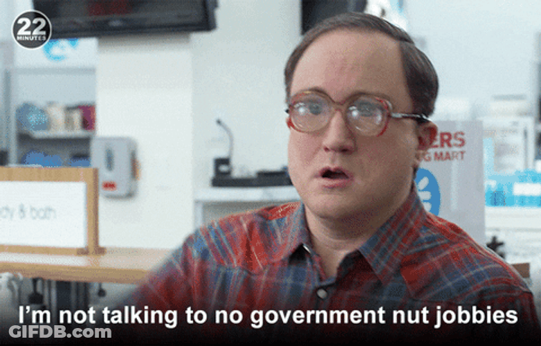 Trailer Park Boys Bubbles Talking About Government GIF