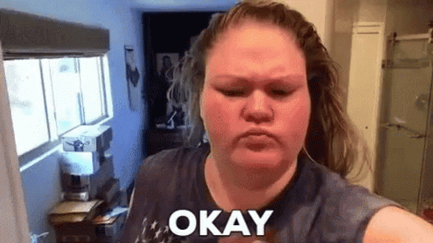 Trailer Trash Tammy Nodding Okay GIF