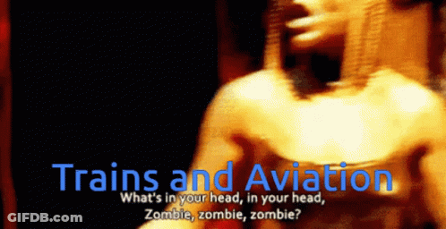 Train And Aviation Show Poster GIF