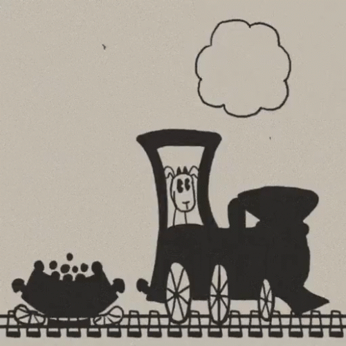 Train Dog Choo Choo GIF