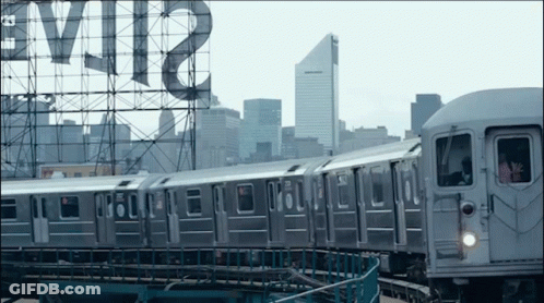 Train Going Past 2012 Sign GIF