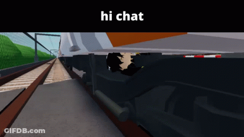 Train Saying Hi Chat GIF
