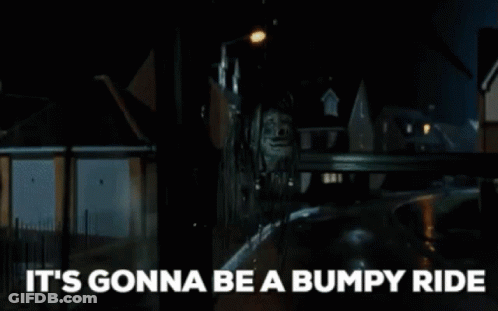 Train Saying It's Gonna Be A Bumpy Ride GIF
