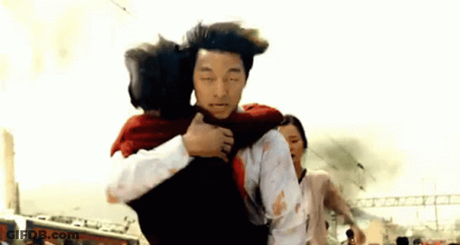 Train To Busan Gong Yoo Running GIF