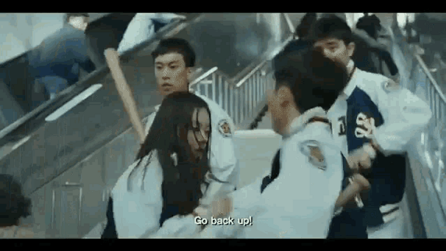 Train To Busan Zombie Running GIF