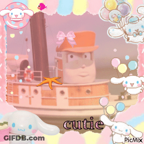 Train With Caution Sign GIF