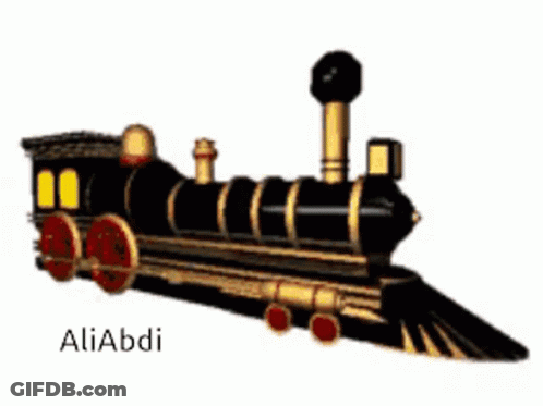 Train With Name Aliabdi GIF