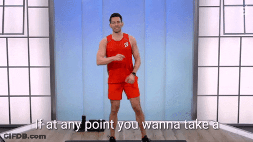 Trainer Dance Break Instruct GIF