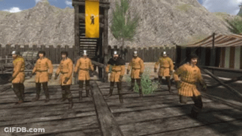 Training Mountblade GIF