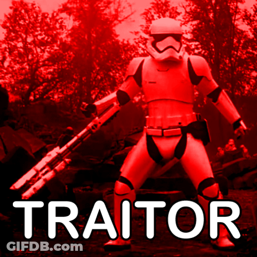 Traitor Alert Star Wars GIF