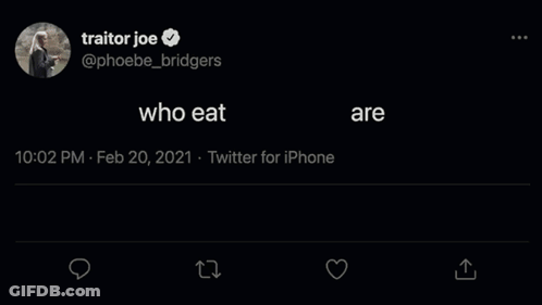 Traitor Joe Tweet Hot People Eating Croissants Dangerous GIF