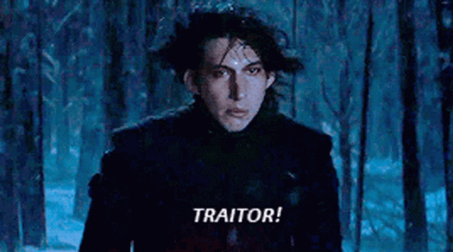 Traitor Mad Kylo Ren Star Wars GIF