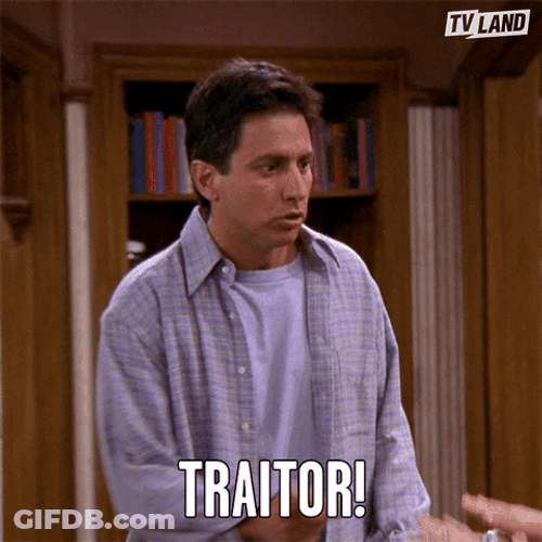 Traitor Ray Romano GIF