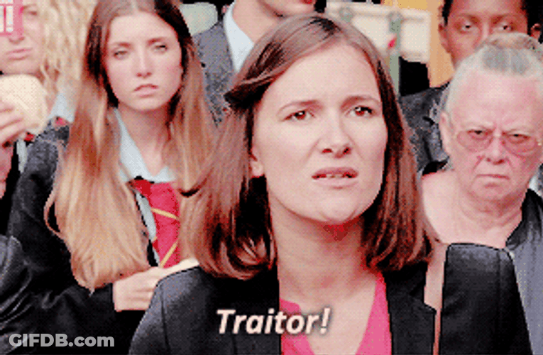 Traitor Sarah Solemani GIF