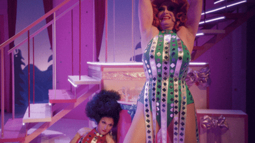 Tranny Surprise Jinkx Wiggles Hands GIF