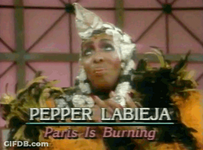 Tranny Surprise Pepper Labieja Paris Is Burning GIF