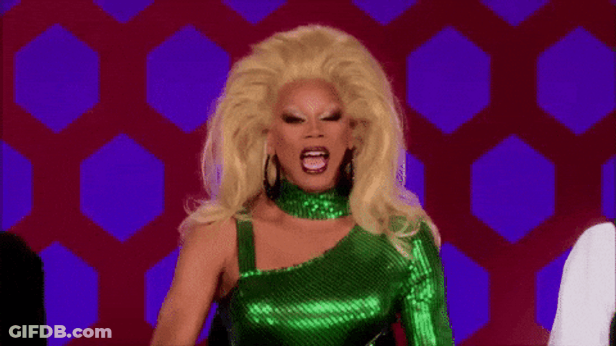 Tranny Surprise Rupaul Laughing Out Loud GIF
