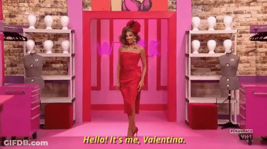 Tranny Surprise Valentina Hello It's Me GIF