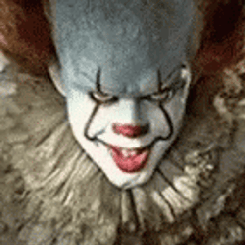 Transformation From A Girl To It Face GIF