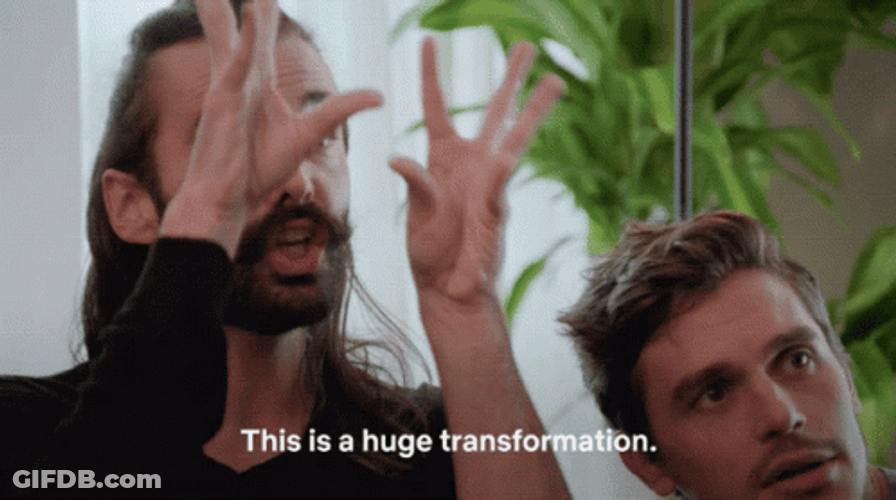 Transformation Queer Eye Jonathan Van Ness GIF