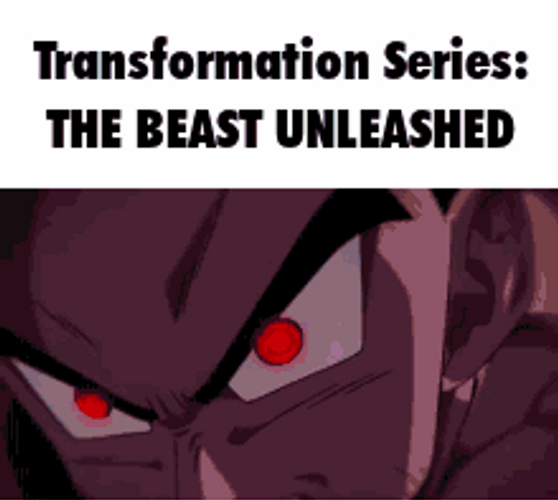 Transformation Series The Beast Gohan Unleashed GIF