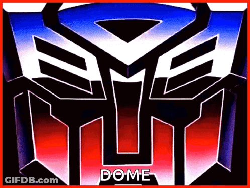 Transformer Logo With Dome GIF