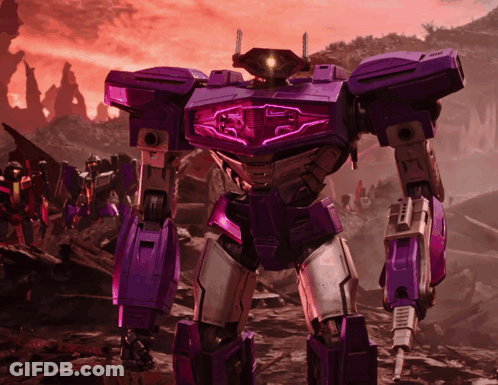 Transformer Saying Fall GIF