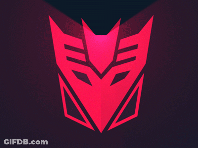 Transformers Autobots Decepticons Emblems GIF