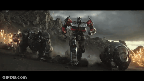 Transformers Fighting GIF