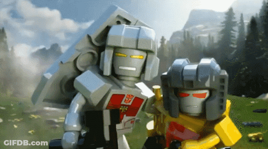 Transformers Lego Megatron GIF