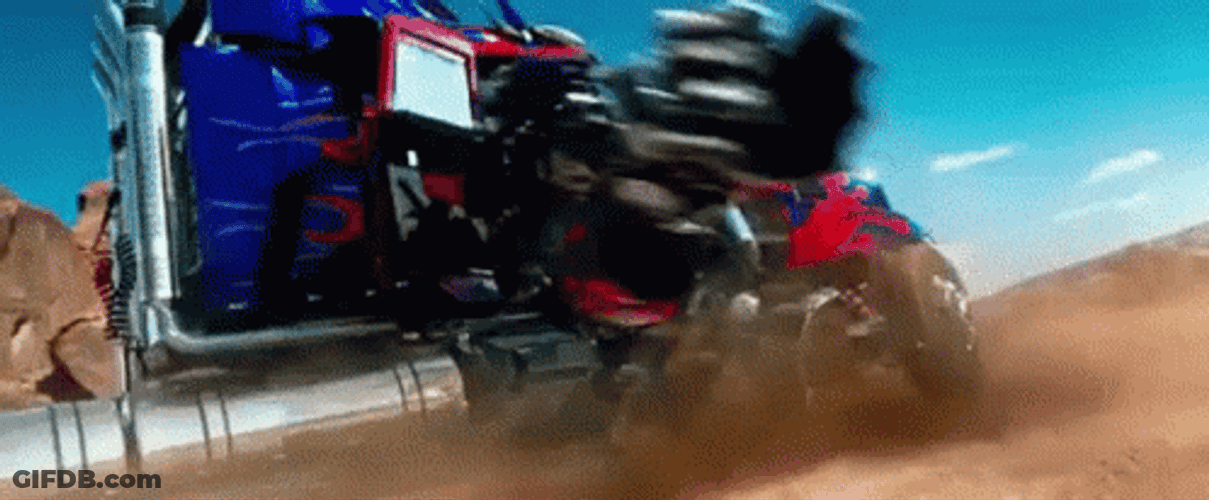 Transformers Movie Optimus Transform GIF