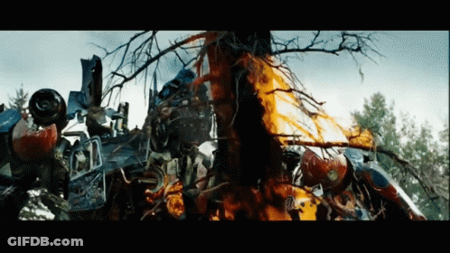 Transformers Movie Tree Fire GIF